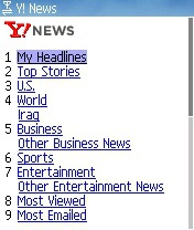 My Yahoo Mobile RSS – It’s a Big Thing