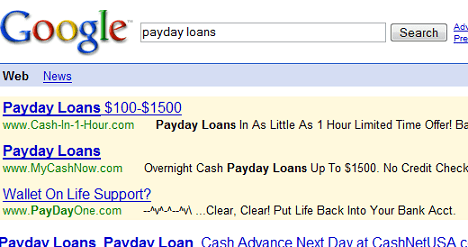 Google AdWords and ASCII Art : 50% Increase in Click Thrus