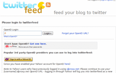Twitterfeed : Bringing RSS to Twitter for Every Blogger