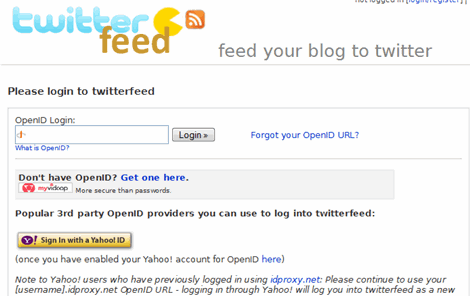 Twitterfeed : Bringing RSS to Twitter for Every Blogger