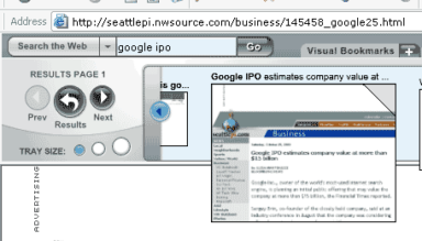 Viewpoint Search Toolbar for Internet Explorer : A class apart