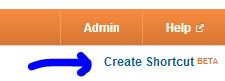 create shortcut
