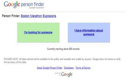 google person finder