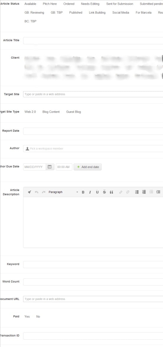 How to use Podio as a Content Marketing &amp; Link Building Tool