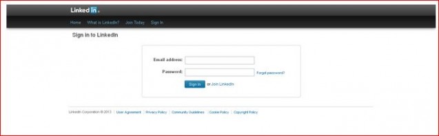 sign in to linkedin