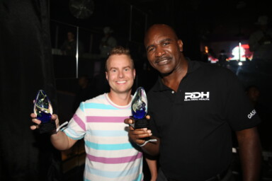 Evander Holyfield and John Rampton Win Affiliate Summit AFFY Awards #ASE13