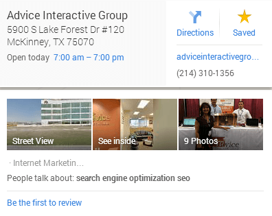 Advice Interactive Group Google Business Photo
