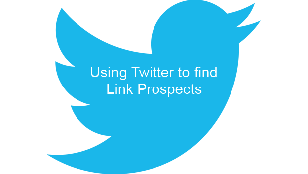 Using Twitter to Find Link Prospects