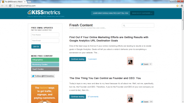 KISSmetrics Blog