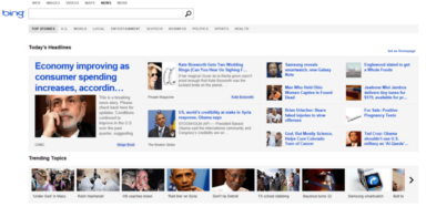 Bing News Now Shows You What’s Trending On Facebook and Twitter