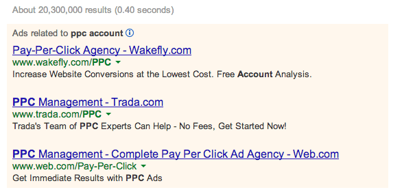 ppc accounts