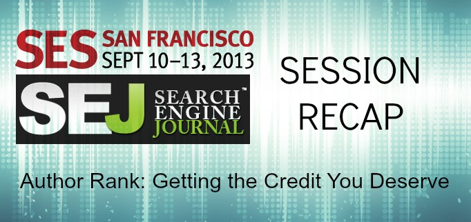 author rank session recap SES SF 2013