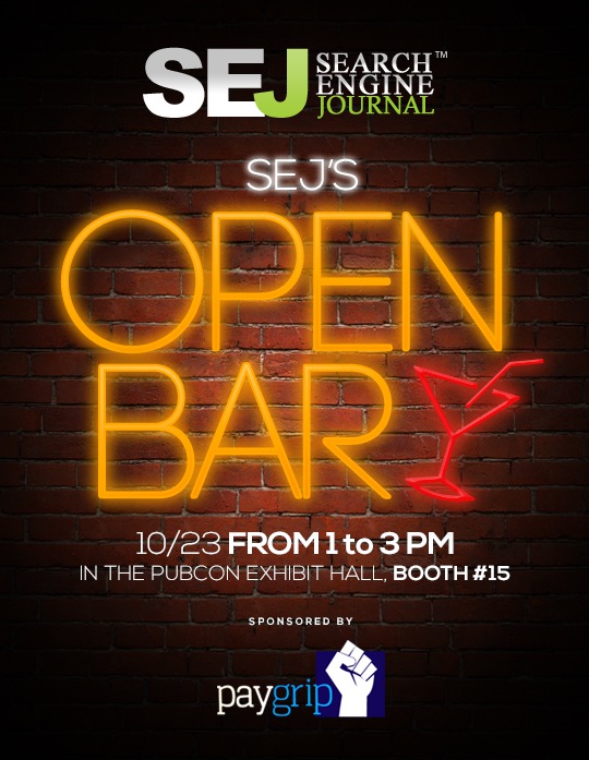 SEJ PAYGRIP Open bar creative