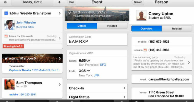 Apple Reportedly Acquires Personal Assistant App Cue for $40M