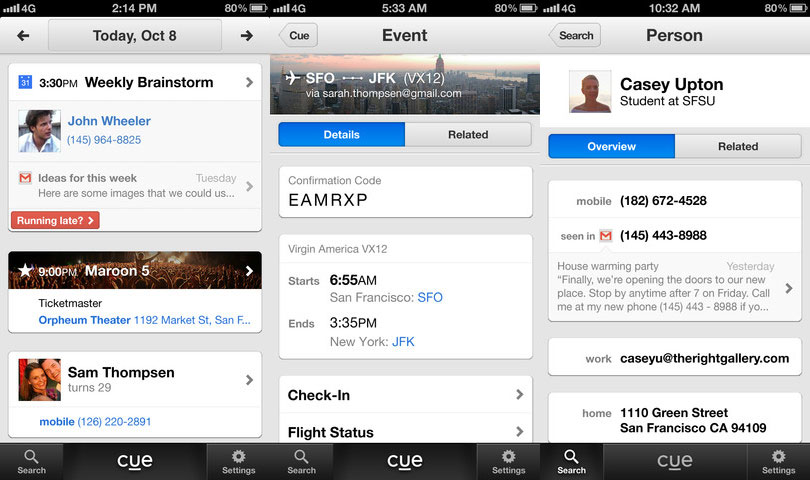 Apple Reportedly Acquires Personal Assistant App Cue for $40M