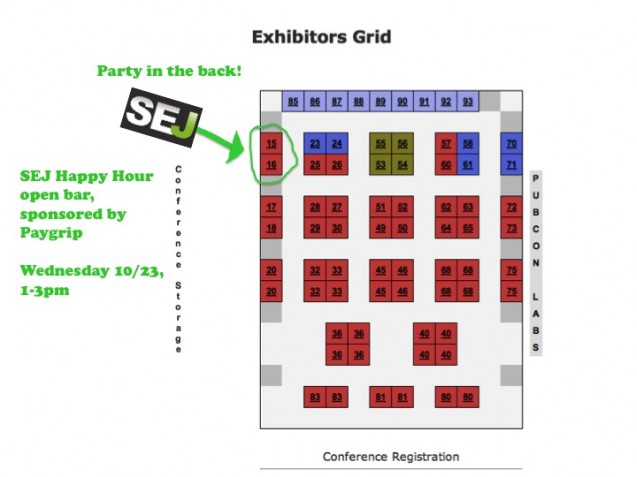 Pubcon Exhibit Hall hours: 10/23-24, 9:45am to 3:30pm