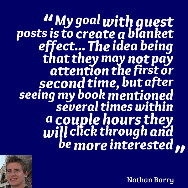 guest blogging Nathan Barry