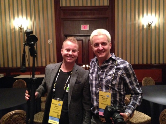 John Rampton and Murray Newlands Affiliate Summit West 2014