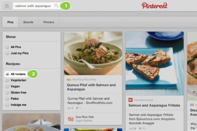 Pinterest Beefs Up Search Capabilities With More Efficient Way To Find Recipes