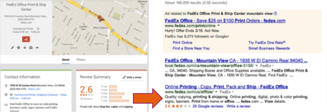 Google Local Screen Shot