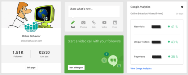 Google Analytics Data Now Accessible From Your Google+ Page Dashboard