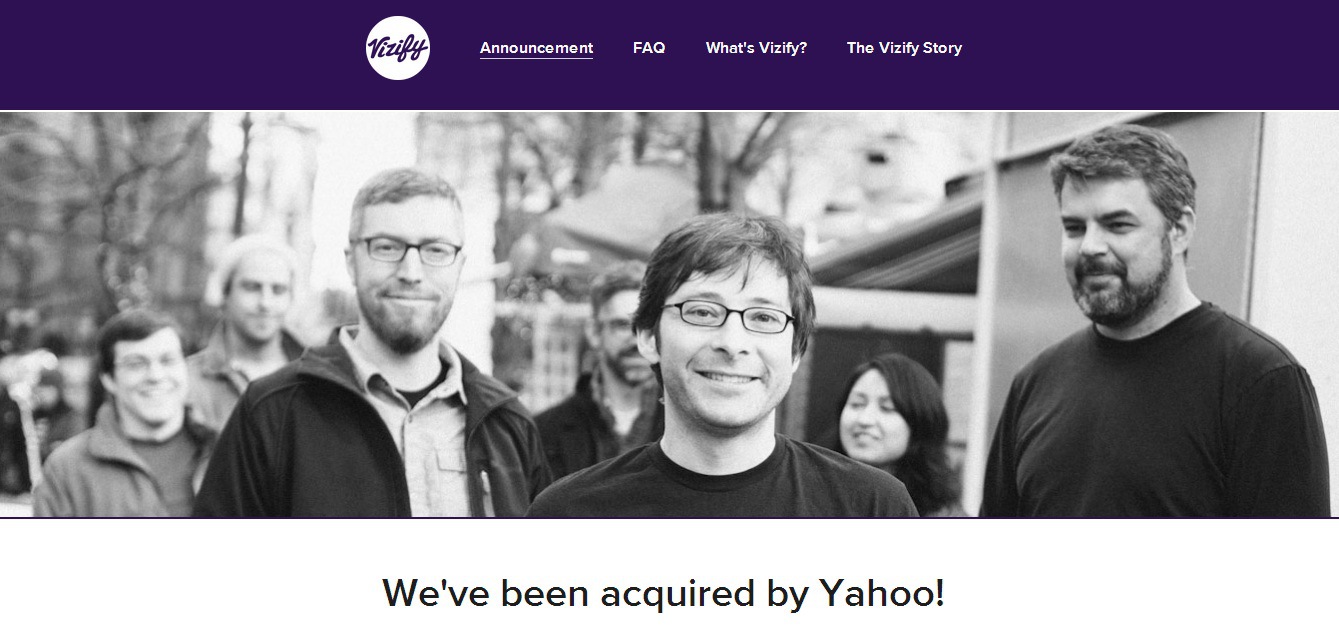 Vizify Yahoo