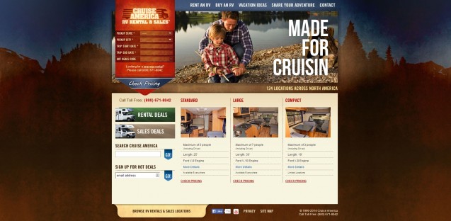 Cruise America Homepage