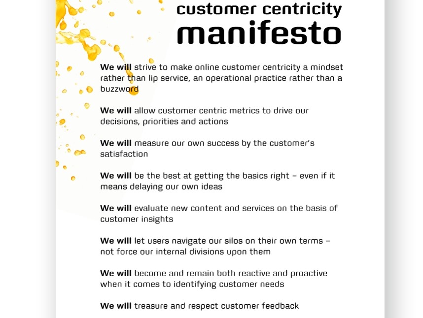 Jabra - Customer Centricity Manifesto