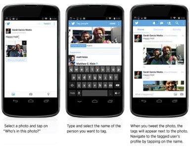 Twitter Adds Photo Tagging And Collages To iOS And Android Apps