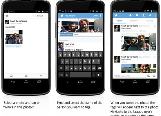 Twitter Adds Photo Tagging And Collages To iOS And Android Apps