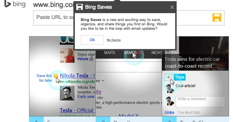 Bing Launches ‘Bing Saves’: Save And Organize Content Found Through Bing Searches