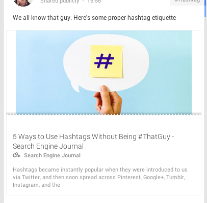Google+ Posts Just Got Better: Now Featuring Large, Facebook-like Thumbnails
