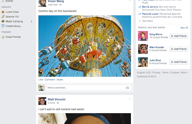 Facebook Unveils A News Feed Redesign Focused Around What Users Like