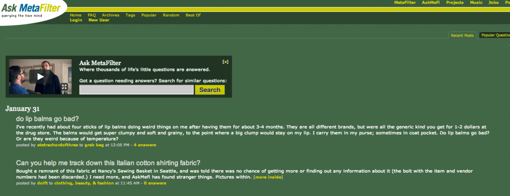 Ask-MetaFilter