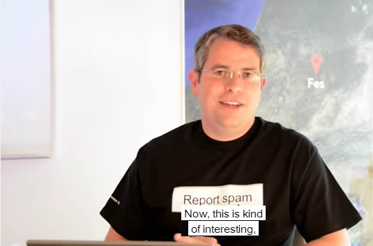 Matt Cutts screenshot