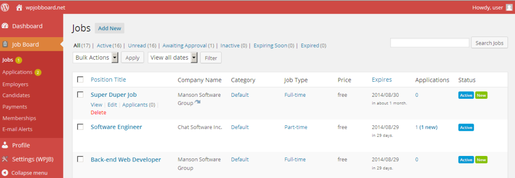 2014-07-31 08_25_14-Jobs ‹ wpjobboard.net — WordPress