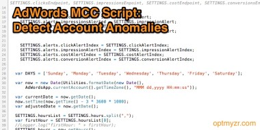 AdWords Script Code