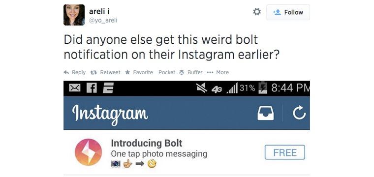 Instagram May Be Working On A Snapchat Competitor, Called Bolt