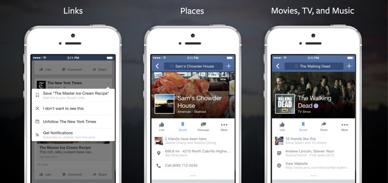 Save Facebook Posts, Read Them Later: New Feature Announced