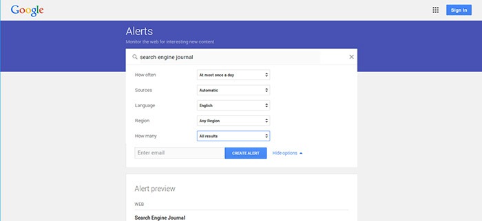 Google Alerts