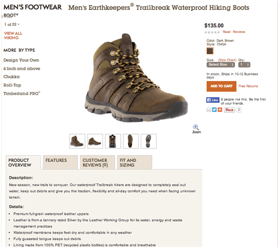 Timberland Example