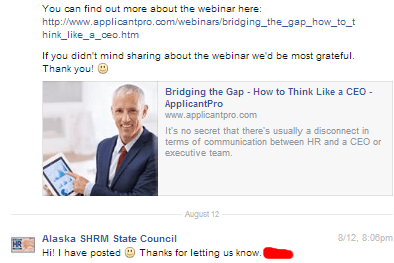 facebook outreach