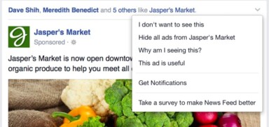 Facebook Is Using User Feedback To Show Better Ads