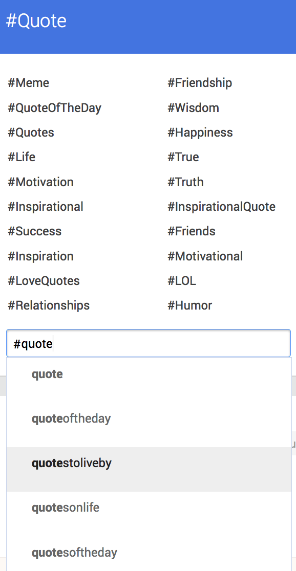 Google plus hashtags