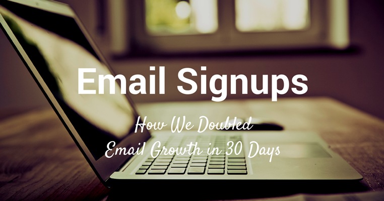 email signups