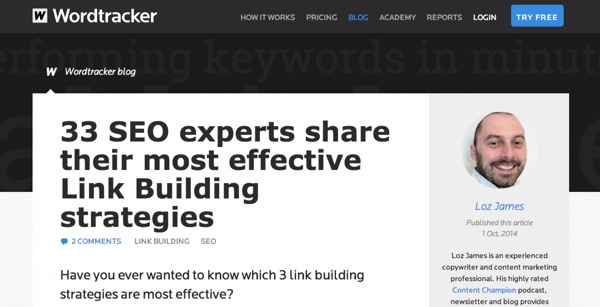 Wordtracker Experts Post