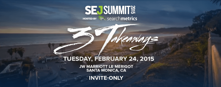 Here Are the Speakers For #SEJSummit Santa Monica! (Part 1)
