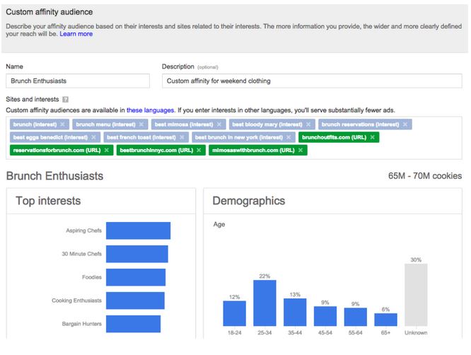 custom affinity audience insights