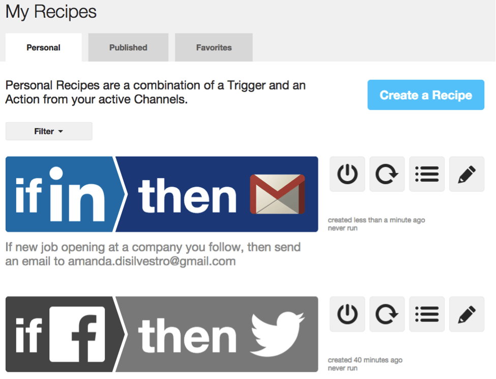 ifttt-recipes