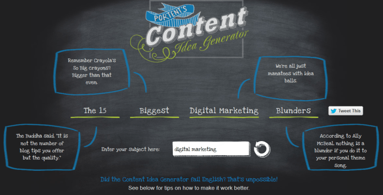 Portent - Content Ideas